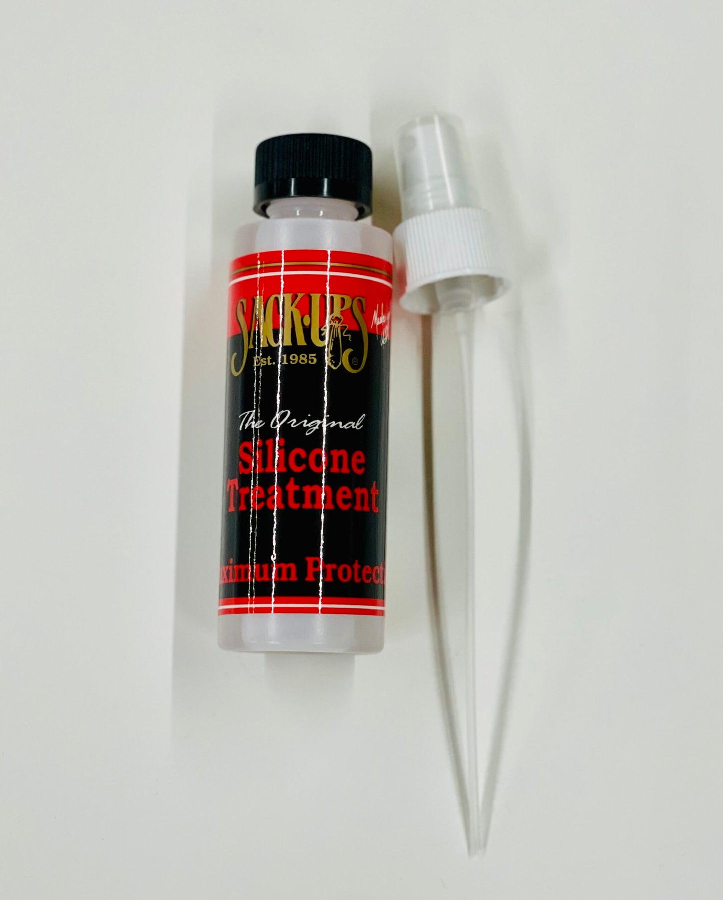 MODEL 308 – Sack-Ups Signature Silicone Treatment (6 oz Spray Bottle)