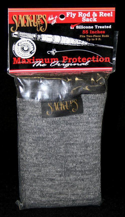 MODEL 517 (55") – Double Pouch Sack for 2-Piece Fly Rods (Gray)