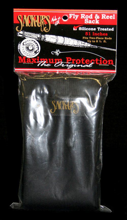 MODEL 533 (51") – Double Pouch Sack for 2-Piece Fly Rods (Black)