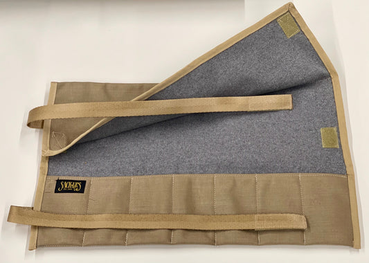 MODEL 580 – 7-Pocket Chisel & Carving Tool Roll (12" x 13")